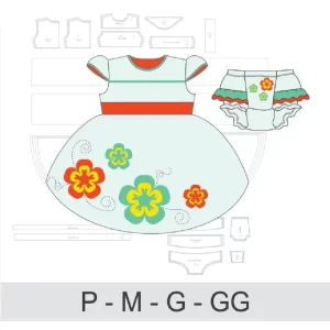 Gabarito Costura Vestido De Festa Infantil