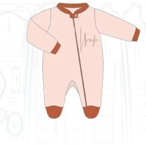 Gabarito Macacão Bebê Gola Padre Pezinho