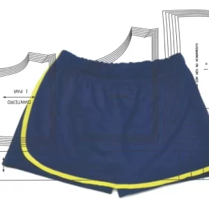 Gabarito Short Saia Infantil Uniforme Escolar