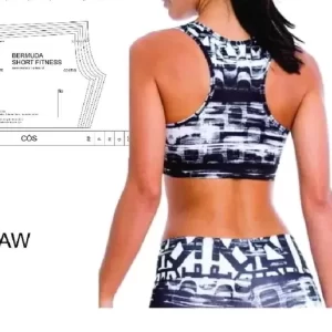 Gabarito Top Nadador + Short Bermuda Fitness
