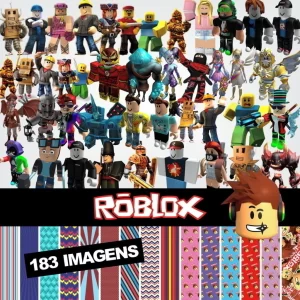 Kit Digital Papel e Cliparts Roblox
