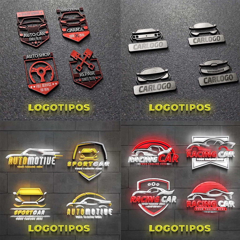 Logotipo Oficina Mecânica Logomarca Automotivo