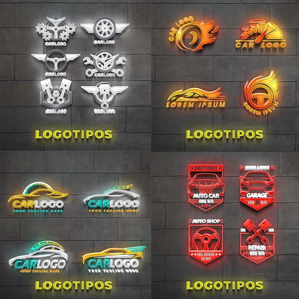 Logotipo Oficina Mecânica Logomarca Automotivo - Imagem 3