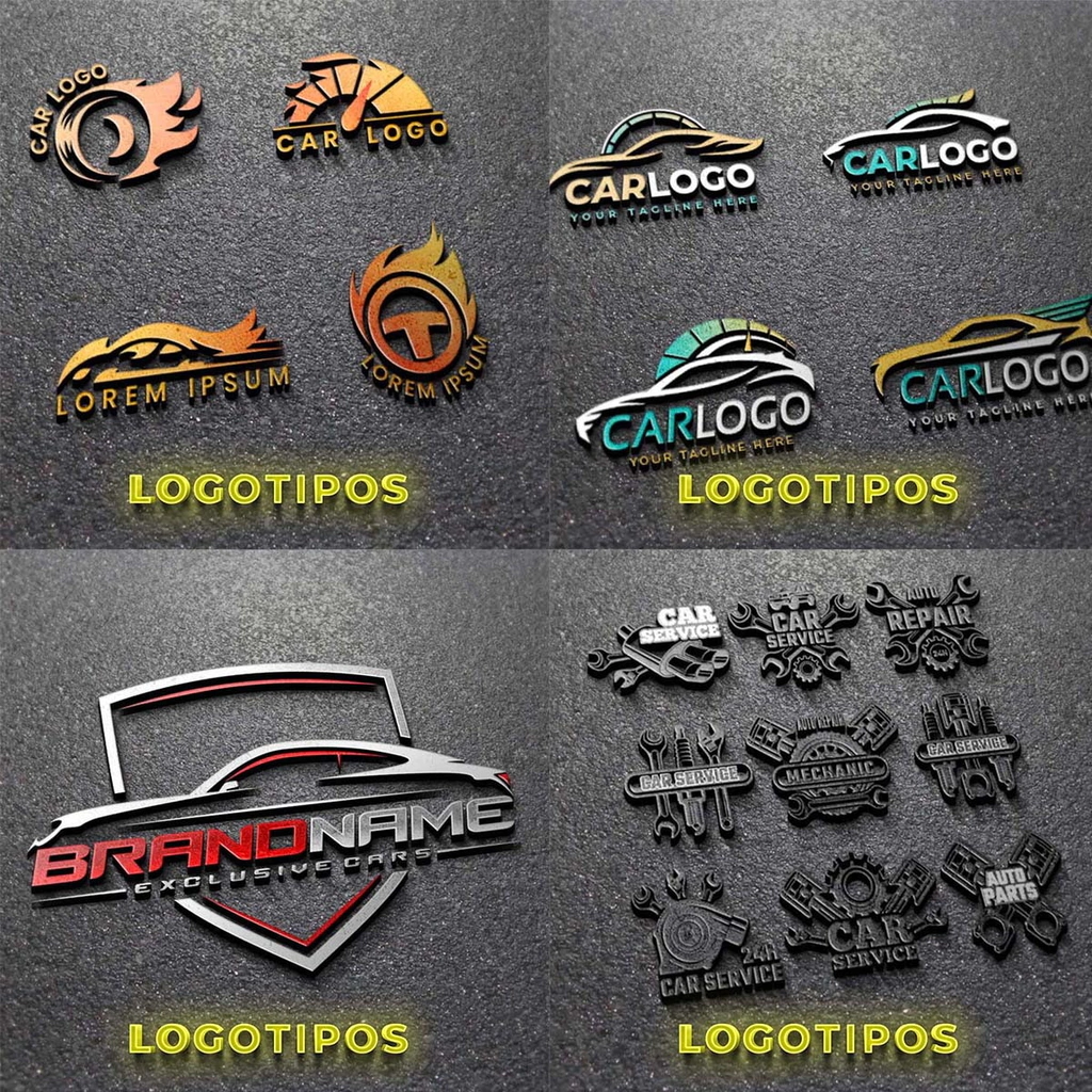 Logotipo Oficina Mecânica Logomarca Automotivo
