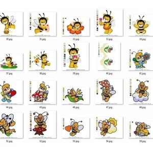 Matrizes de Bordado Abelhas