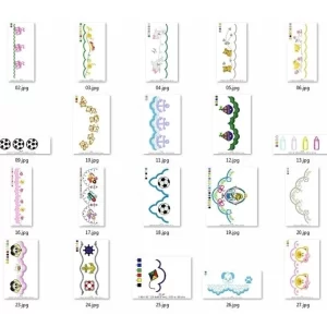 Matrizes de Bordado Barrinhas