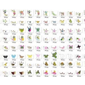 Matrizes de Bordado Borboletas