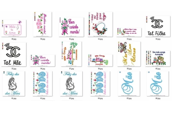 Matrizes de Bordado Dia Das Mães - Image 3