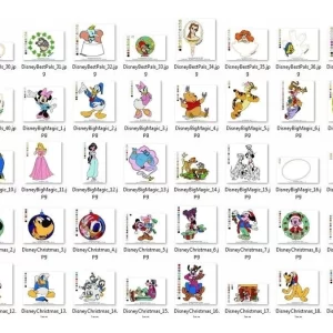 Matrizes de Bordado Disney e Heróis