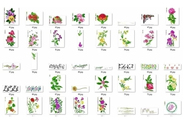 Matrizes de Bordado Flores E Rosas