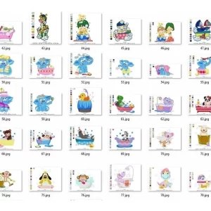 Matrizes de Bordado Hora Do Banho