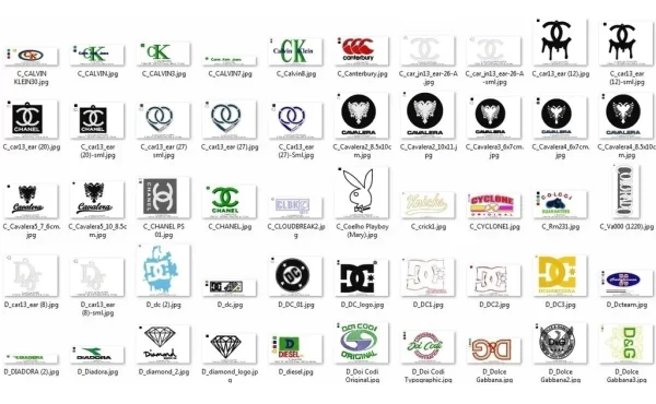 Matrizes de Bordado Logo Marcas Famosas - Image 2