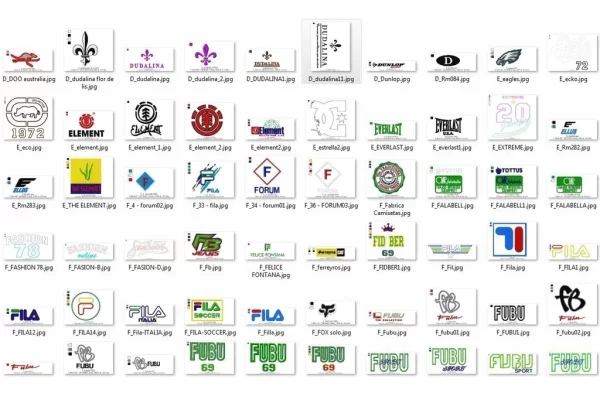 Matrizes de Bordado Logo Marcas Famosas - Image 3