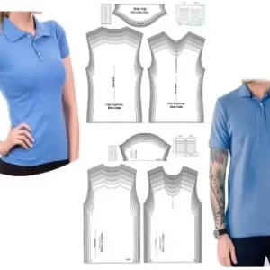 Gabarito Costura Camisa Polo Masc E Fem