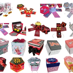 Arquivo Combo Caixas Explosão Namorados