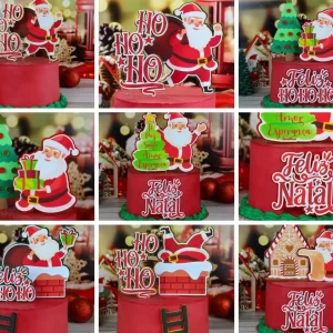 Arquivo Corte Topos de Bolo Natal Studio