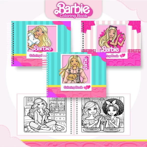 Arquivo Digital Livro de Colorir Barbie Pdf