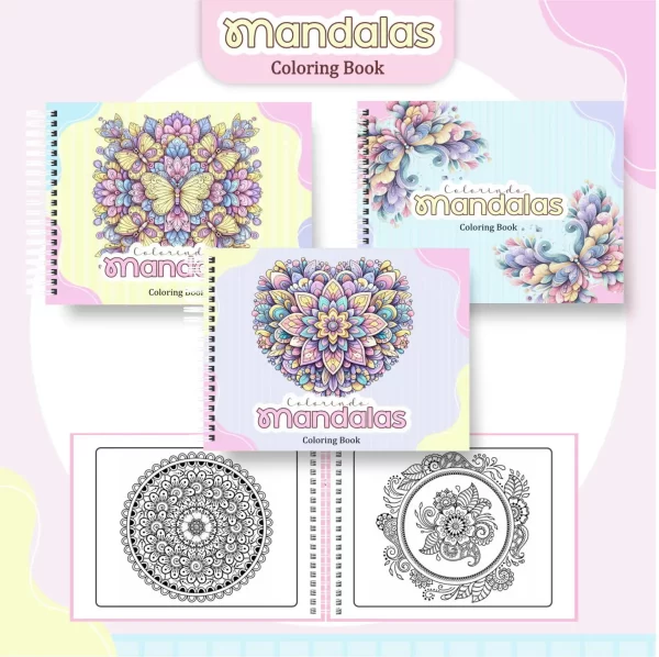 Arquivo Digital Livro de Colorir Mandalas