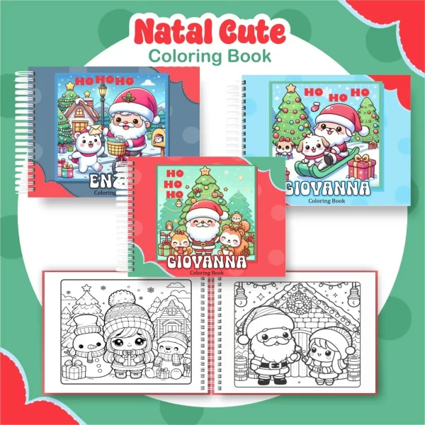 Arquivo Digital Livro de Colorir Natal