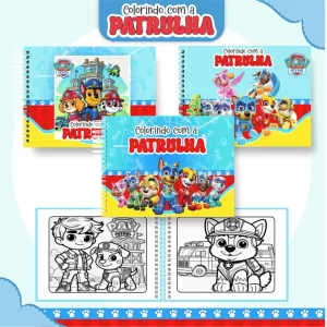 Arquivo Digital Livro de Colorir Patrulha Canina