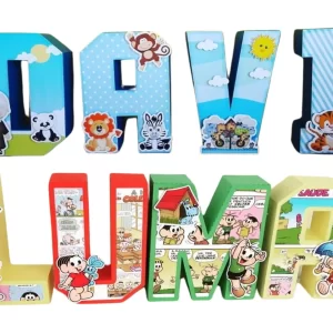 Arquivo Letras 3d Alfabeto e Numeros Studio