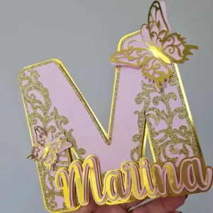 Arquivo Topo de Bolo Alfabeto Studio