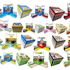 Arquivo de Corte Combo Caixas Cenario