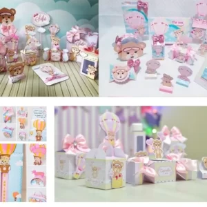 Arquivo de Corte Combo Ursinha Baloeira