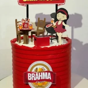 Tema Topo de Bolo Brahma Studio