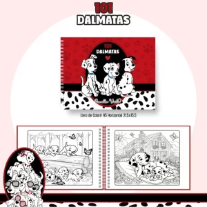 Arquivo Digital Livro de Colorir 101 Dálmatas
