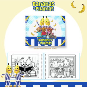 Arquivo Livro de Colorir Bananas de Pijama