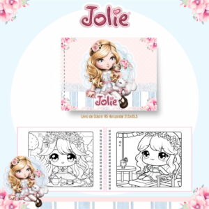 Arquivo Digital Livro de Colorir Jolie