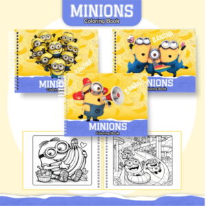 Arquivo Digital Livro de Colorir Minions