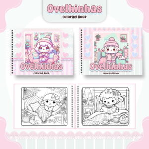 Arquivo Digital Livro de Colorir Ovelinha