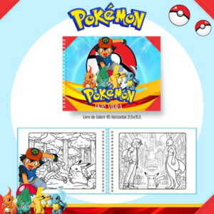 Arquivo Digital Livro de Colorir Pokémon
