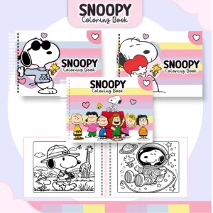 Arquivo Digital Livro de Colorir Snoopy