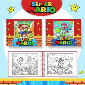 Arquivo Digital Livro de Colorir Super Mario