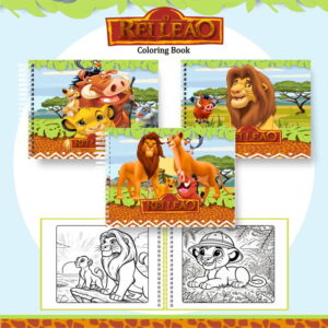 Arquivo Digital Livro de Colorir o Rei Leão
