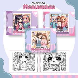 Arquivo Livro de Colorir Menininhas Fofas
