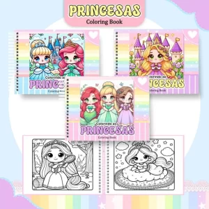 Arquivo Livro de Colorir Princesas Pintar