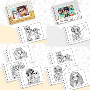 Livro de Colorir Harry Potter Pintar