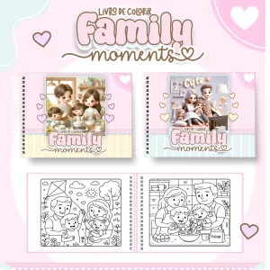 Arquivo Livro de Colorir Family Moments
