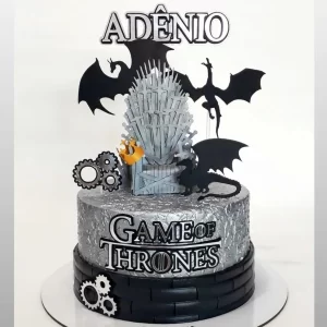 Topo de Bolo Tema Game of Thrones Studio