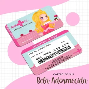 Arquivo Digital Cartão Sus Bela Adormecida