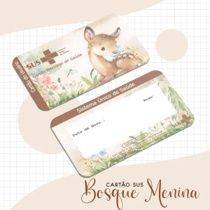 Arquivo Digital Cartão Sus Bosque Menina