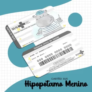 Arquivo Digital Cartão Sus Hipopótamo