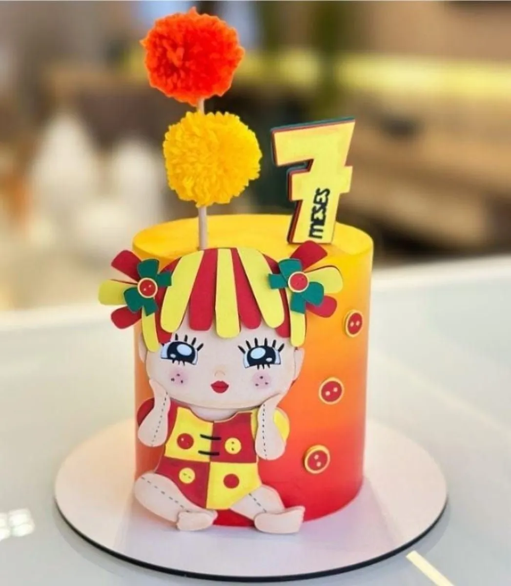 Arquivo de Corte Topo de Bolo Emília Studio