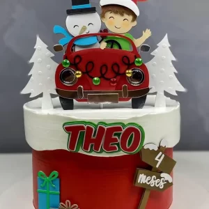 Decoração Topo de Bolo Natalino Studio