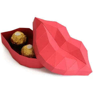 Arquivo de Corte Caixa Beijo Low Poly Studio