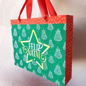 Arquivo de Corte Sacolinha Natal Pdf